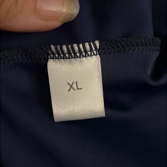 Navy Blue One-Piece Swimsuit NWOT Size XL - Picture 5 of 7